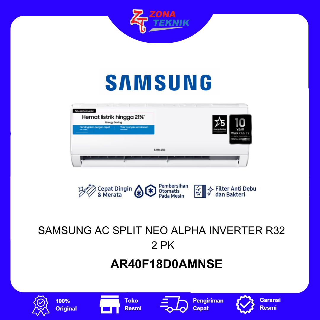 Samsung AC Split Inverter 2 PK AR40F18D0AMNSE Neo Alpha