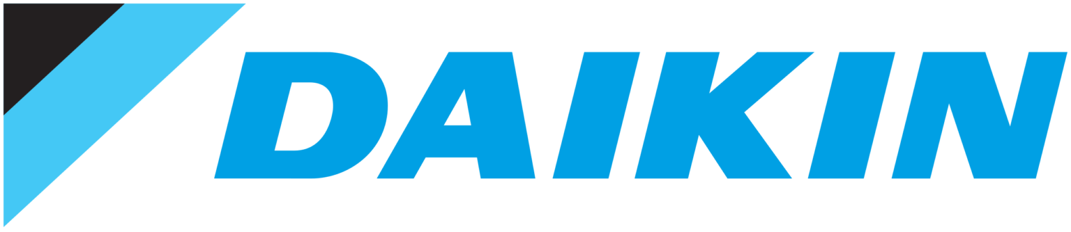 Logo brand AC Daikin dengan desain modern dan profesional