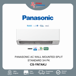 Harga AC Baru Panasonic AC Wall Mounted Split Standard si-BiRU 3/4 PK - CS-YN7AKJ