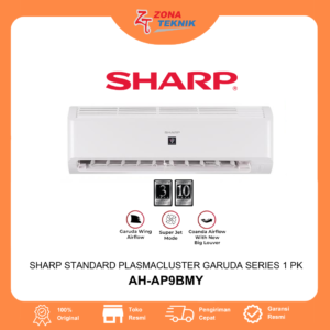 HARGA AC Sharp Standard Wall Mounted Split Plasmacluster Garuda Series 1 PK - AH-AP9BMY