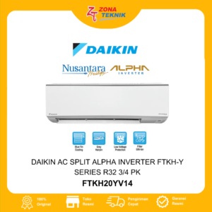 Harga AC Baru Daikin Split FTKH-Y Series R32 3/4 PK - FTKH20YV14 ALPHA Inverter