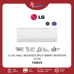 HARGA AC BARU LG Wall Mounted Split Smart Inverter 1/2 PK T05EV5