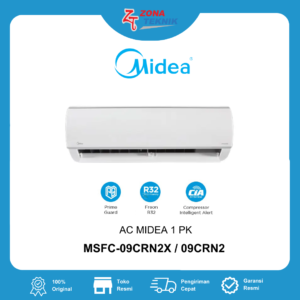 Midea AC Split Standard Double Gold Fin 1 PK (MSFC-09CRN2X)