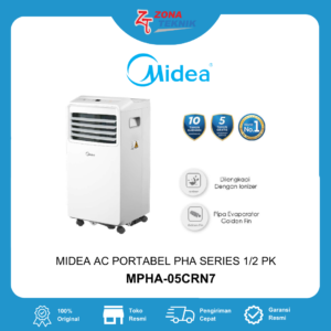 Midea AC Portabel PHA Series 1/2 PK - MPHA-05CRN7