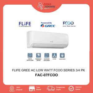 Flife By Gree AC Low Watt 3/4 PK FCOO Series - FAC-07FCOO