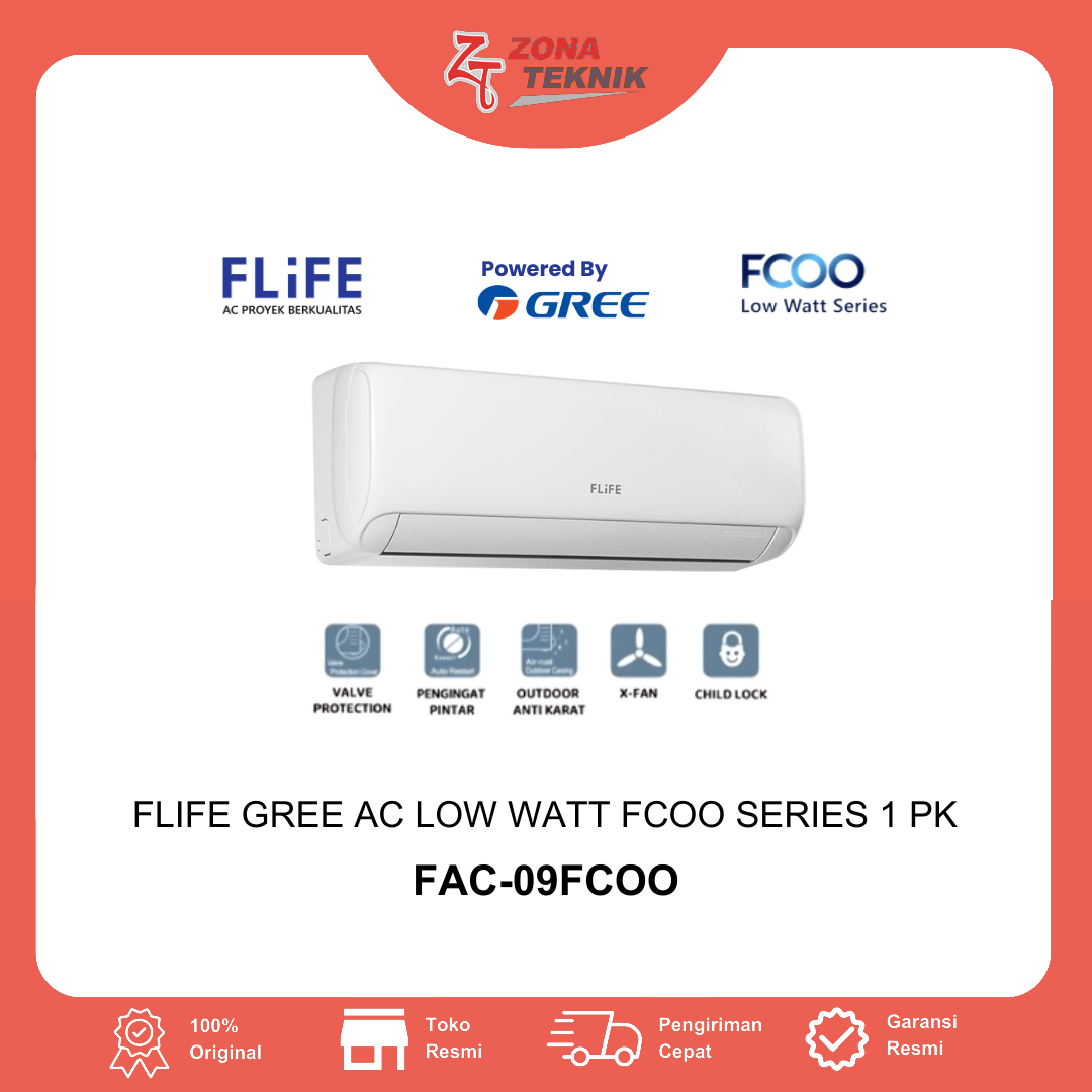 Flife By Gree AC Low Watt FCOO Series 1 PK - FAC-09FCOO