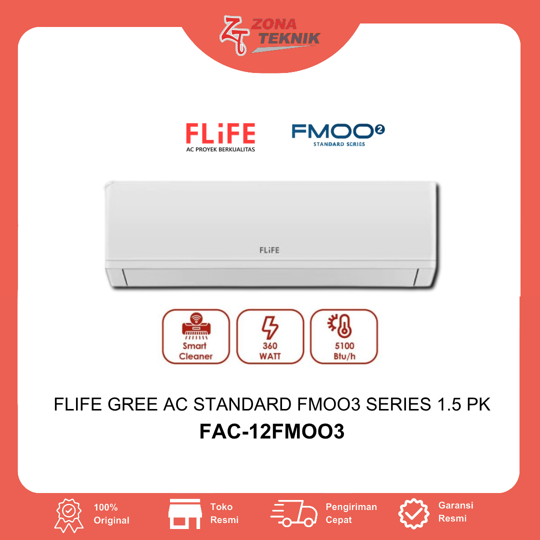Flife AC Standard FMOO3 Series 1.5 PK - FAC-12FMOO3