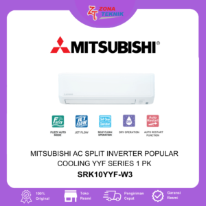 Mitsubishi AC Split Inverter Popular Cooling YYF Series 1 PK SRK10YYF-W3