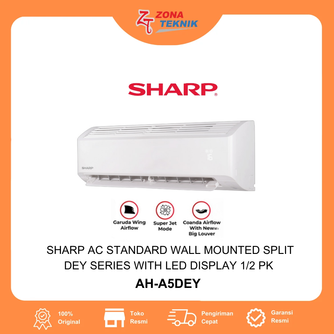 Sharp AC Standard DEY Series 1/2 PK - AH-A5DEY