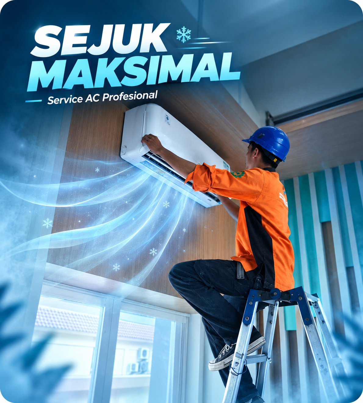 Sejuk Maksimal, Servis AC Profesional
